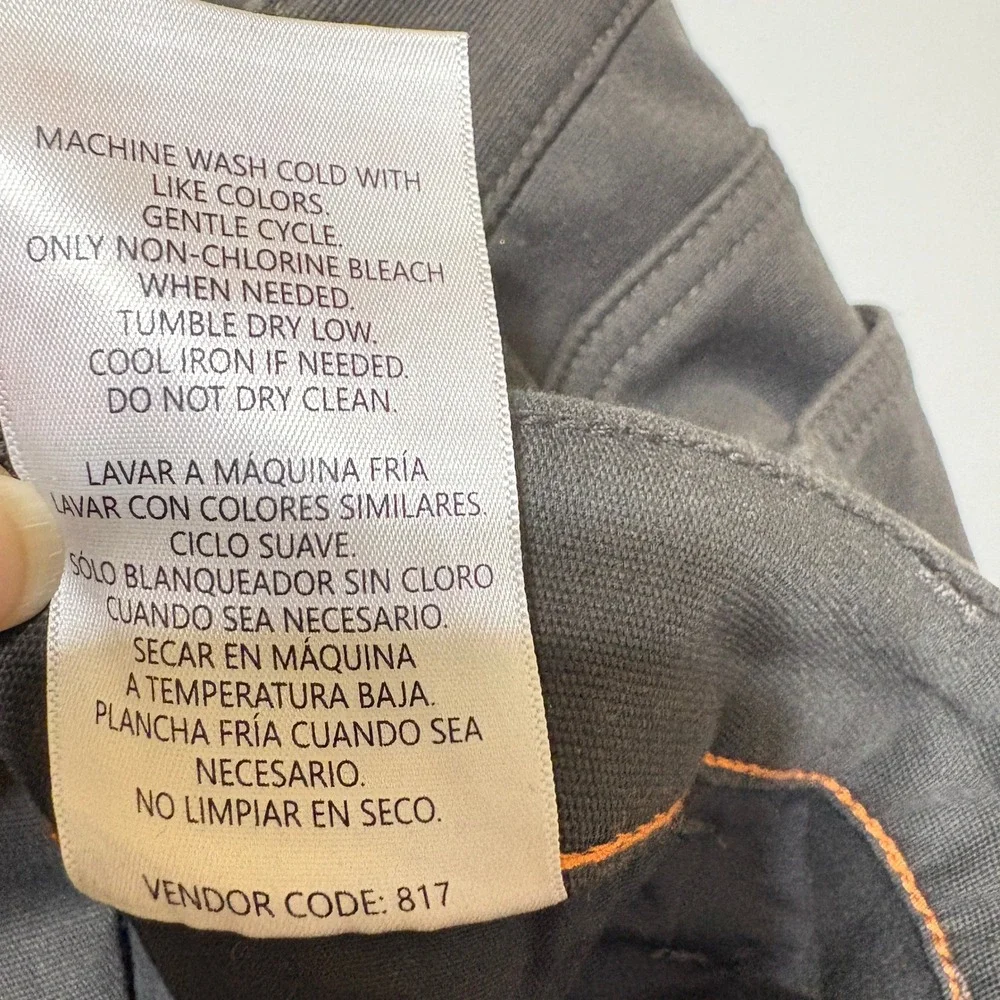 Weatherproof Mens Canvas Fleece Lined Pant 40x32 Black Regular Fit Workwear Soft